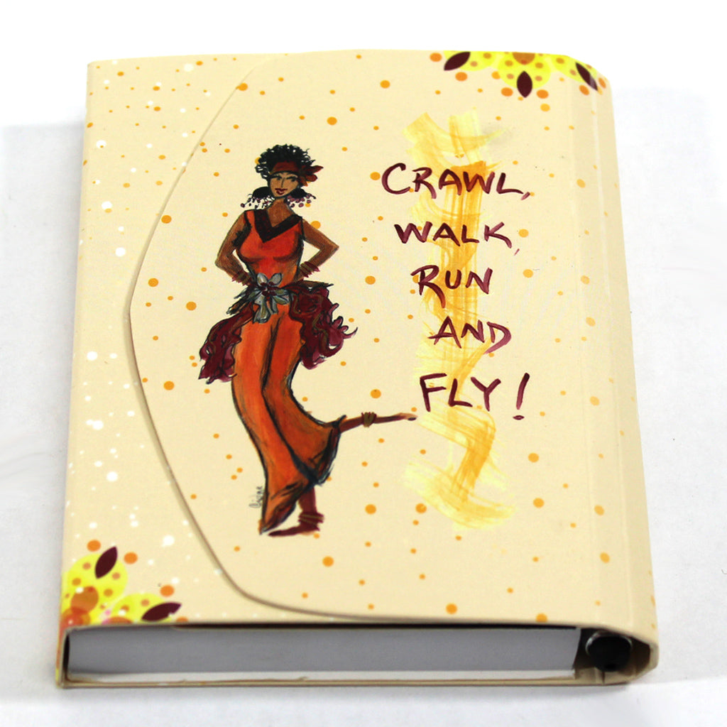 Crawl, Walk, Run and Fly! Stylus Purse Pal front