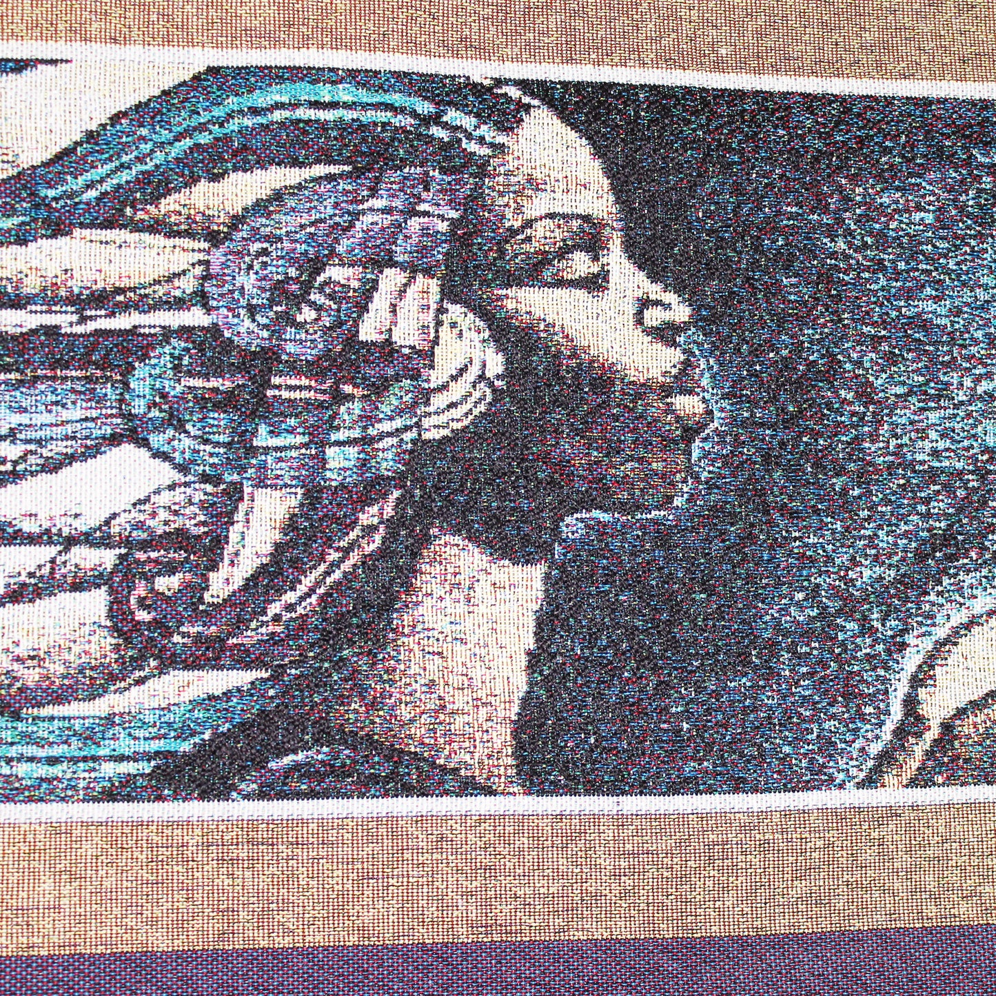 Exodus Wall Hanging Tapestry, art by Keith Mallett detail