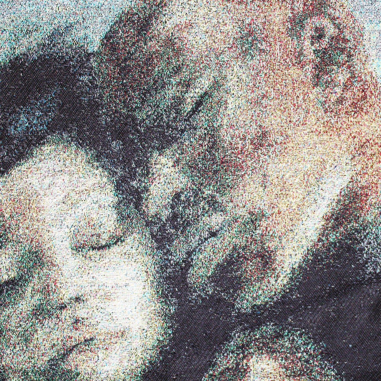 Good Night wall hanging tapestry with art by Andrew Nichols detail