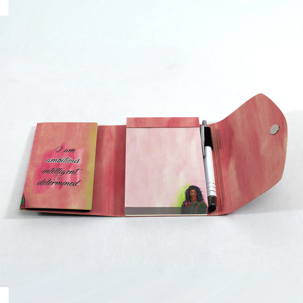 I Am Ambitious Stylus Purse Pal interior