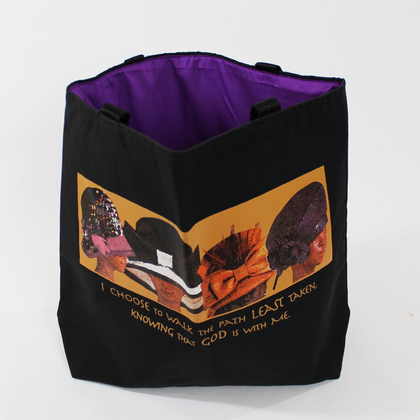 Harriet Rosebud Pathways Fall Cotton Tote Bag
