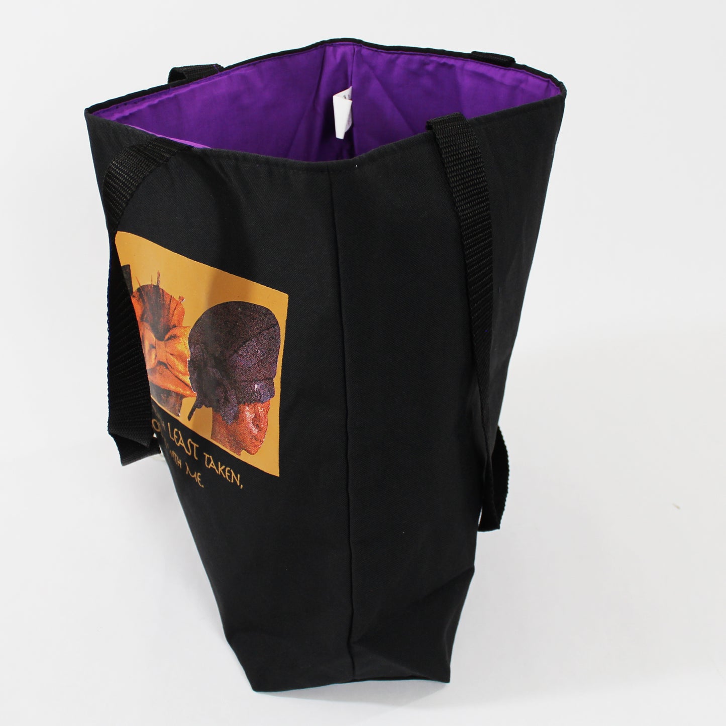 Harriet Rosebud Pathways Fall Cotton Tote Bag side 2