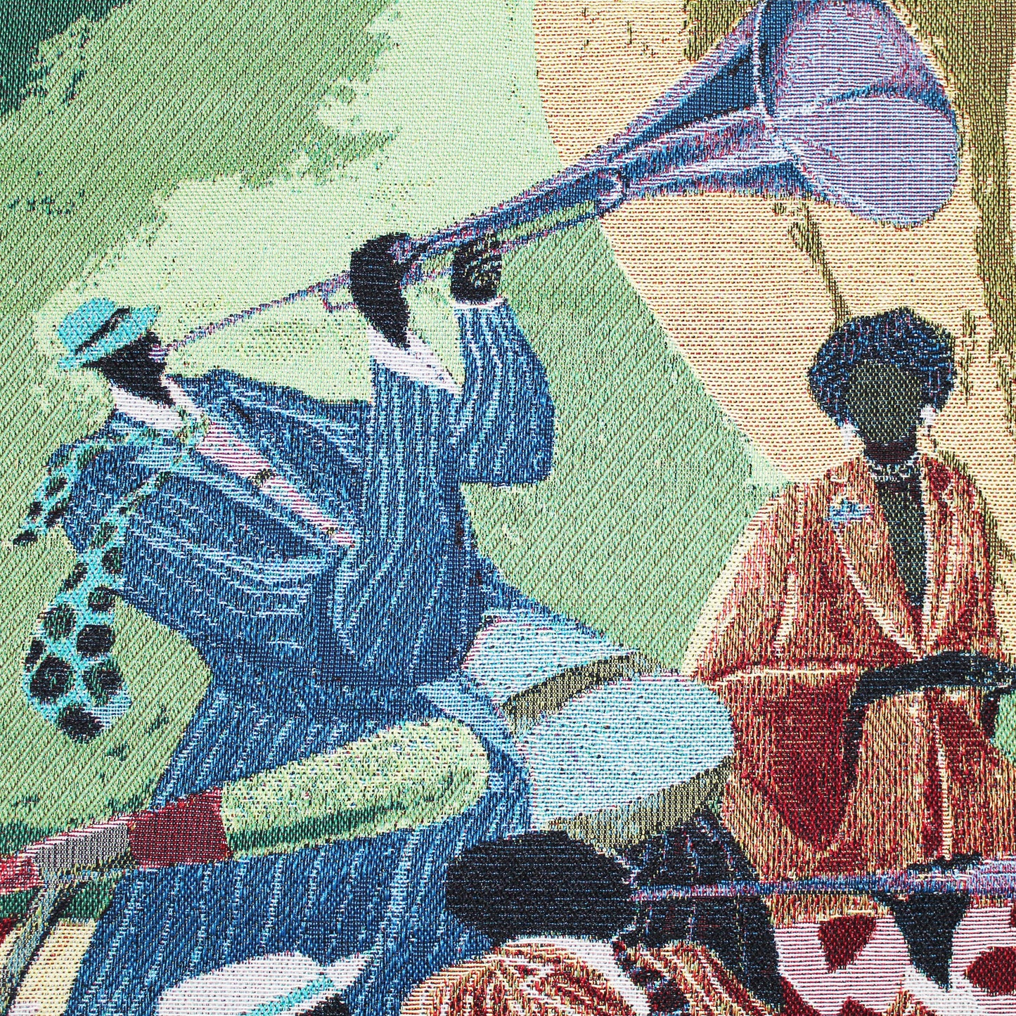 Piano Man Wall Hanging Tapestry detail