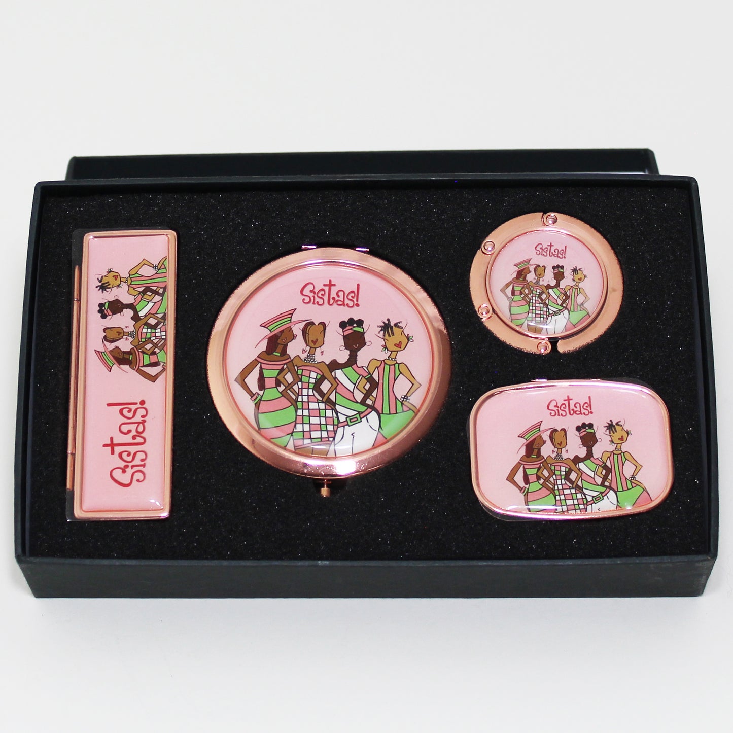 Pink Sistas! Purse Accessory Gift Set