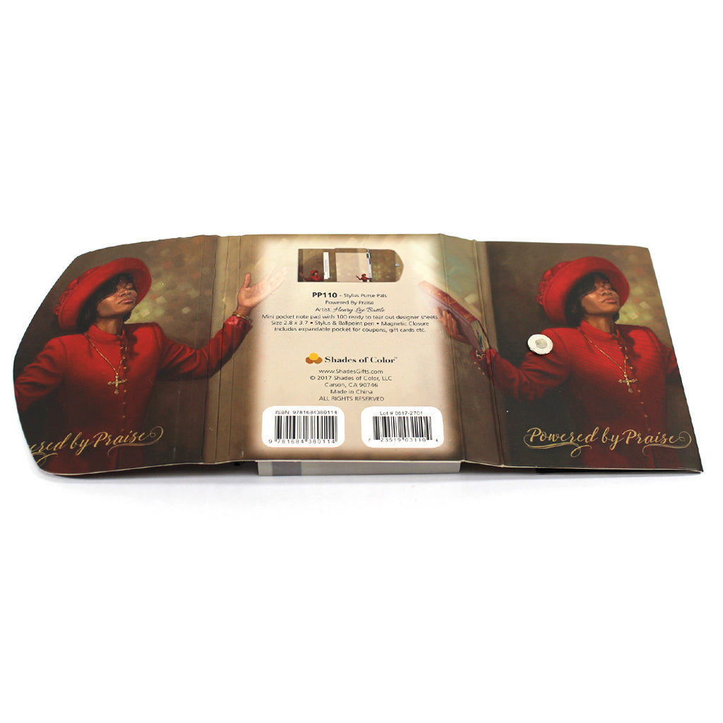 Powered By Praise Stylus Purse Pal open back