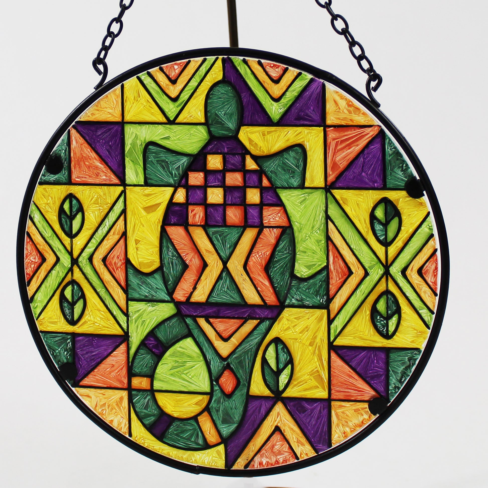 Reptile African American Black Suncatcher