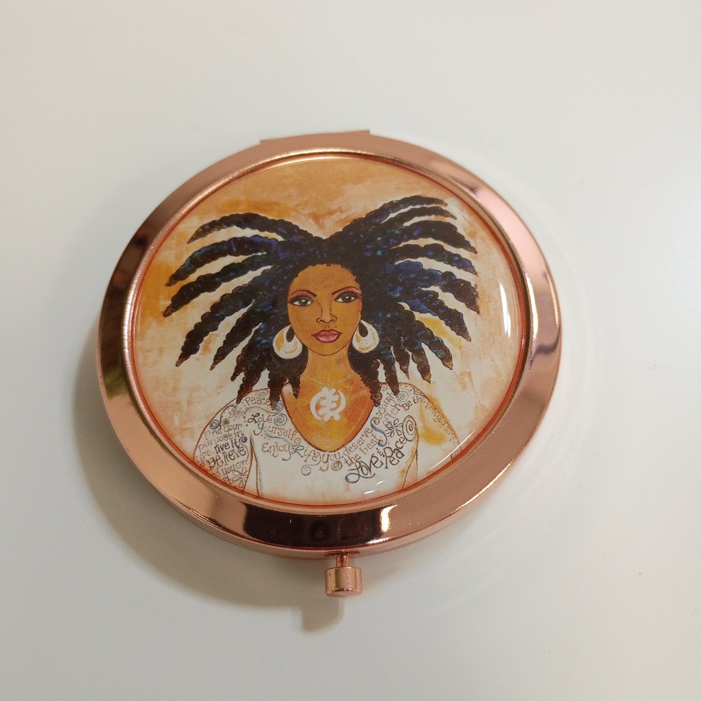 Nubian Queen Pocket Mirror