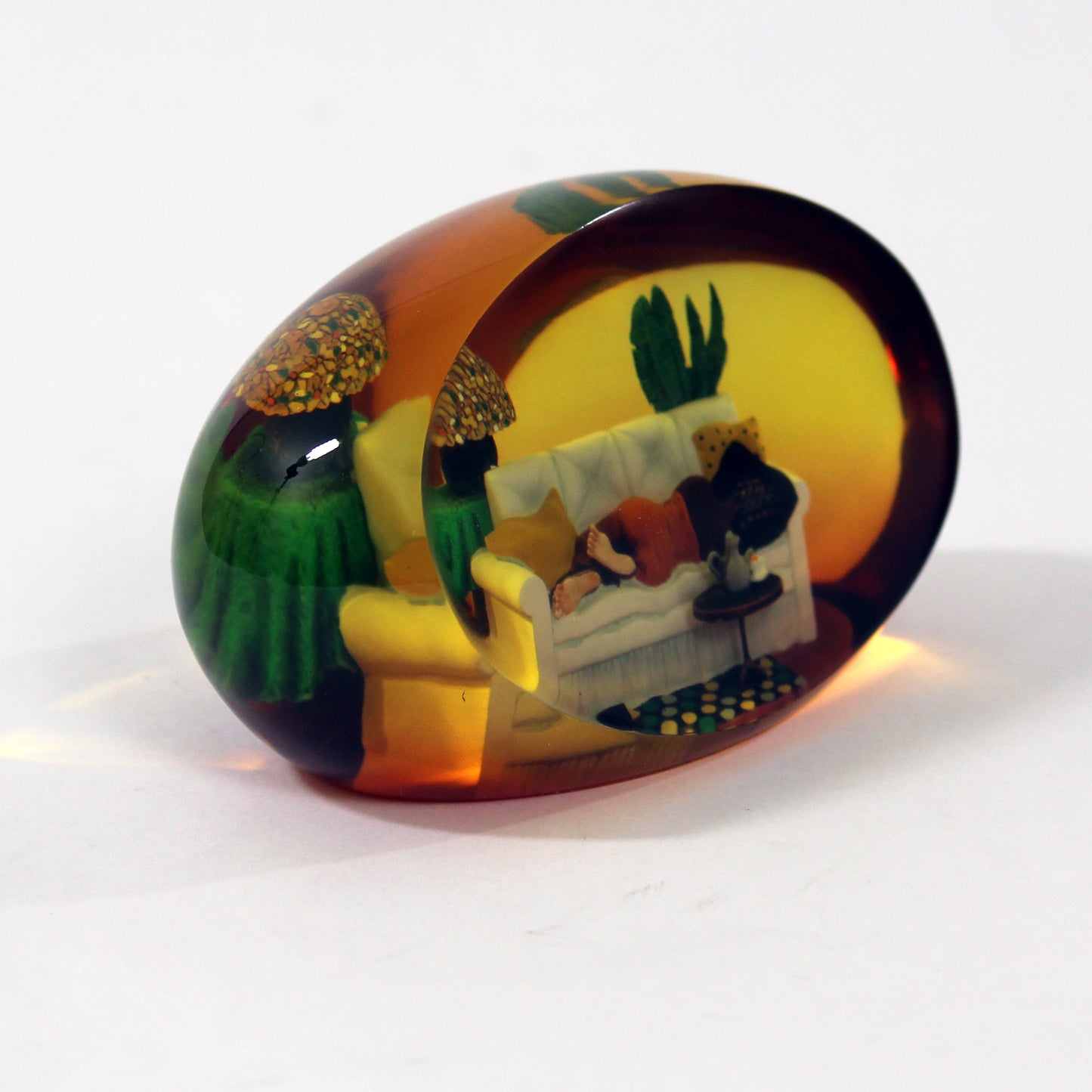 Steeping And Sleeping Paperweight By Annie Lee side 2