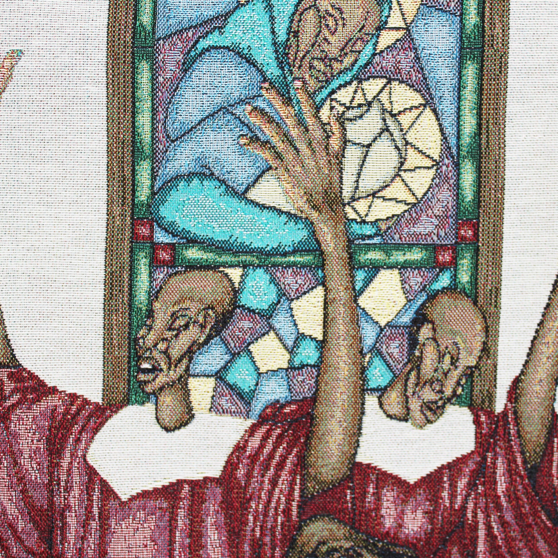 Sunday Morning Choir Wall Hanging Tapestry detail
