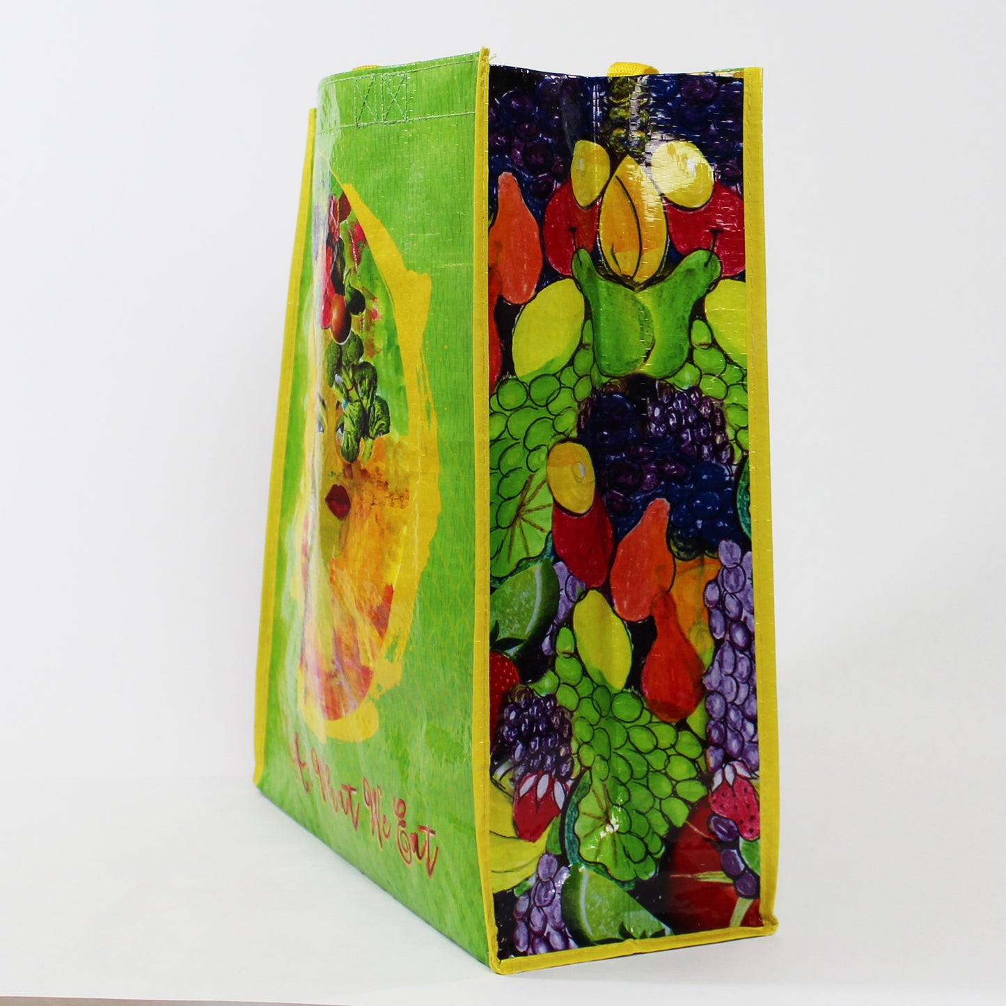 We Are What You Eat Reusable ECO Shopping Tote Bag side