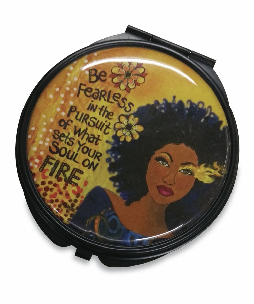 Set My Soul On Fire Pocket Mirror