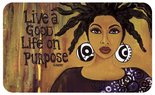 Live A Good Life On Purpose Interior Floor Mat