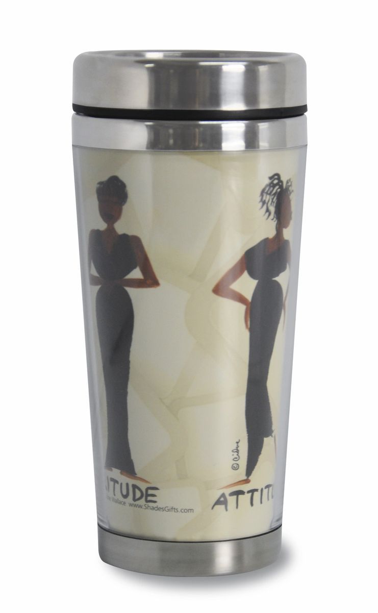 Solitude, Attitude, Gratitude Travel Mug