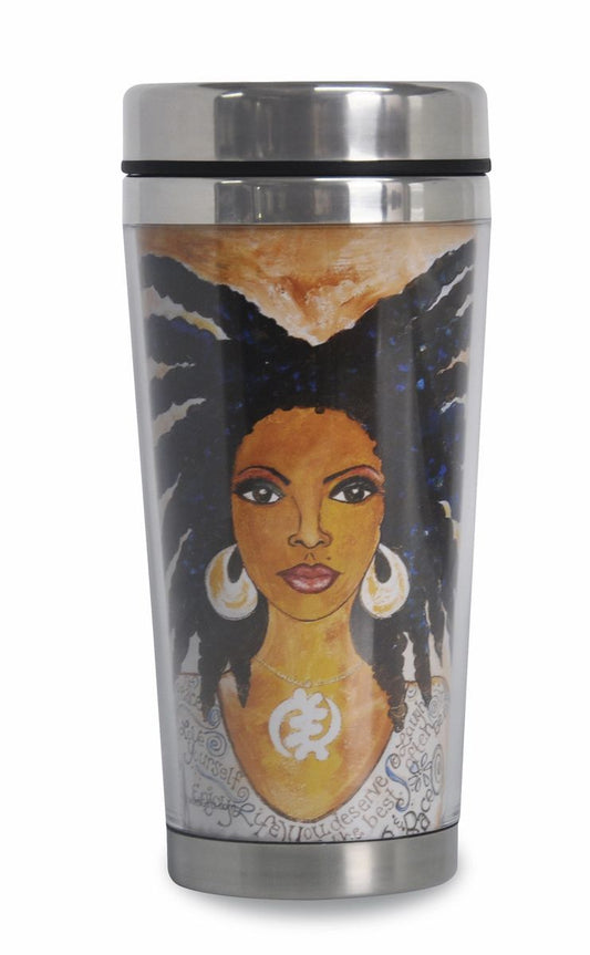 Nubian Queen Travel Mug