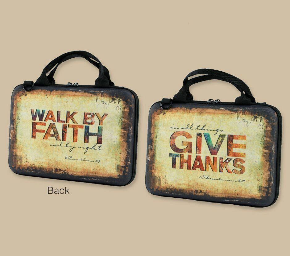Give Thanks Hardcover Bible/Book Bag