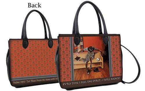 Holy Ghost Black Art Purse Style Bible Bag