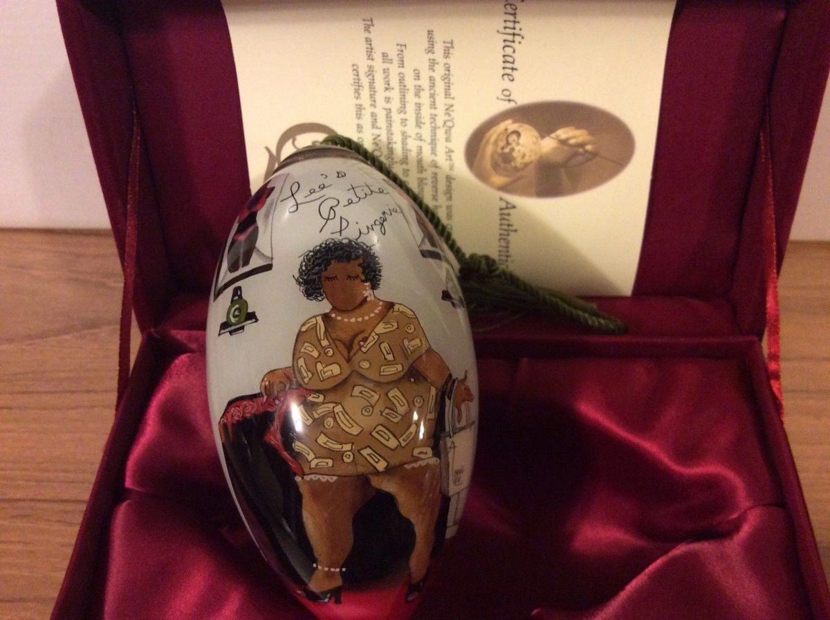 Does This Come in 3X? Ne’Qwa Art Ornament by Annie Lee