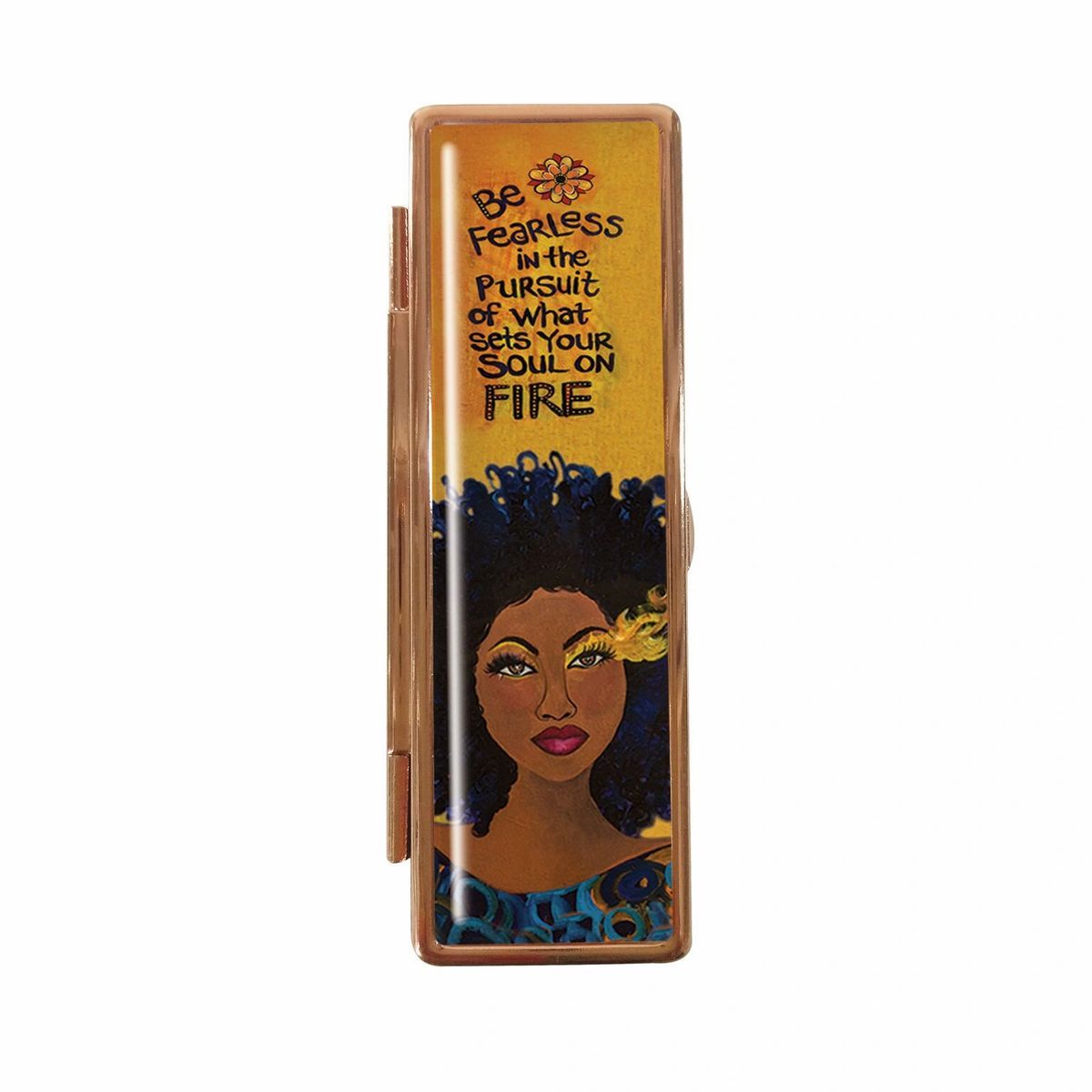 Be Fearless Lipstick Mirror Case