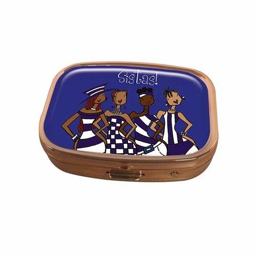 Blue Sistas! Pill Box