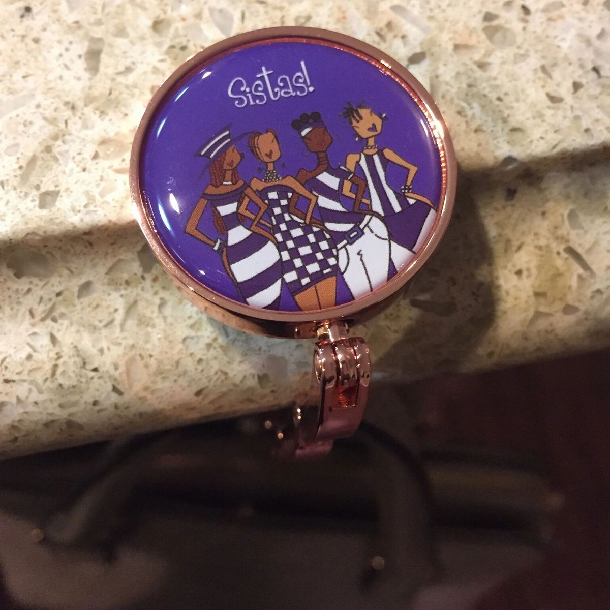 Blue Sistas! Purse Hanger