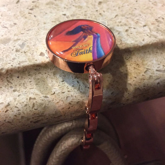 Walk By Faith Purse Hanger
