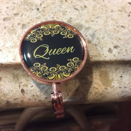 Black Queen Purse Hanger