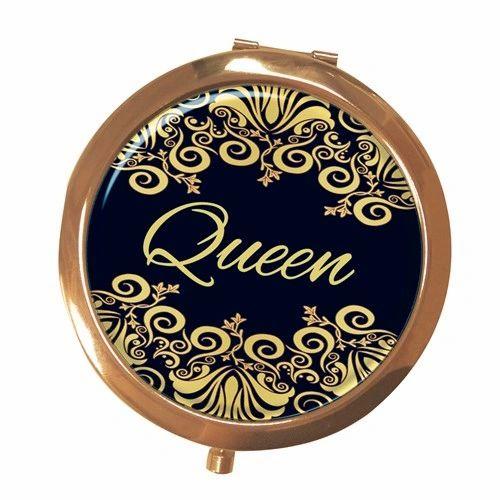 Black Queen Pocket Mirror