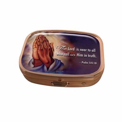 Praying Hands Pill Box