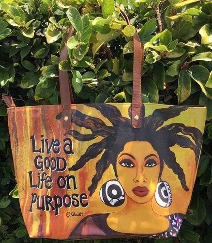 Live A Good Life On Purpose Handbag