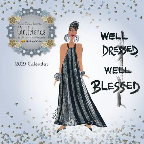 2019 Girlfriends: A Sister's Sentiments Calendar by Cidne Wallace