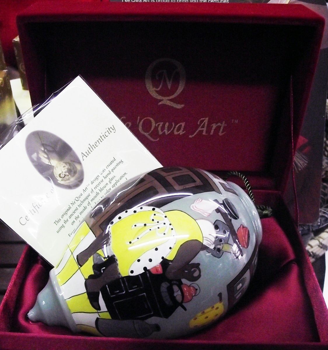 Hot Water Cornbread Ne’Qwa Art Ornament by Annie Lee