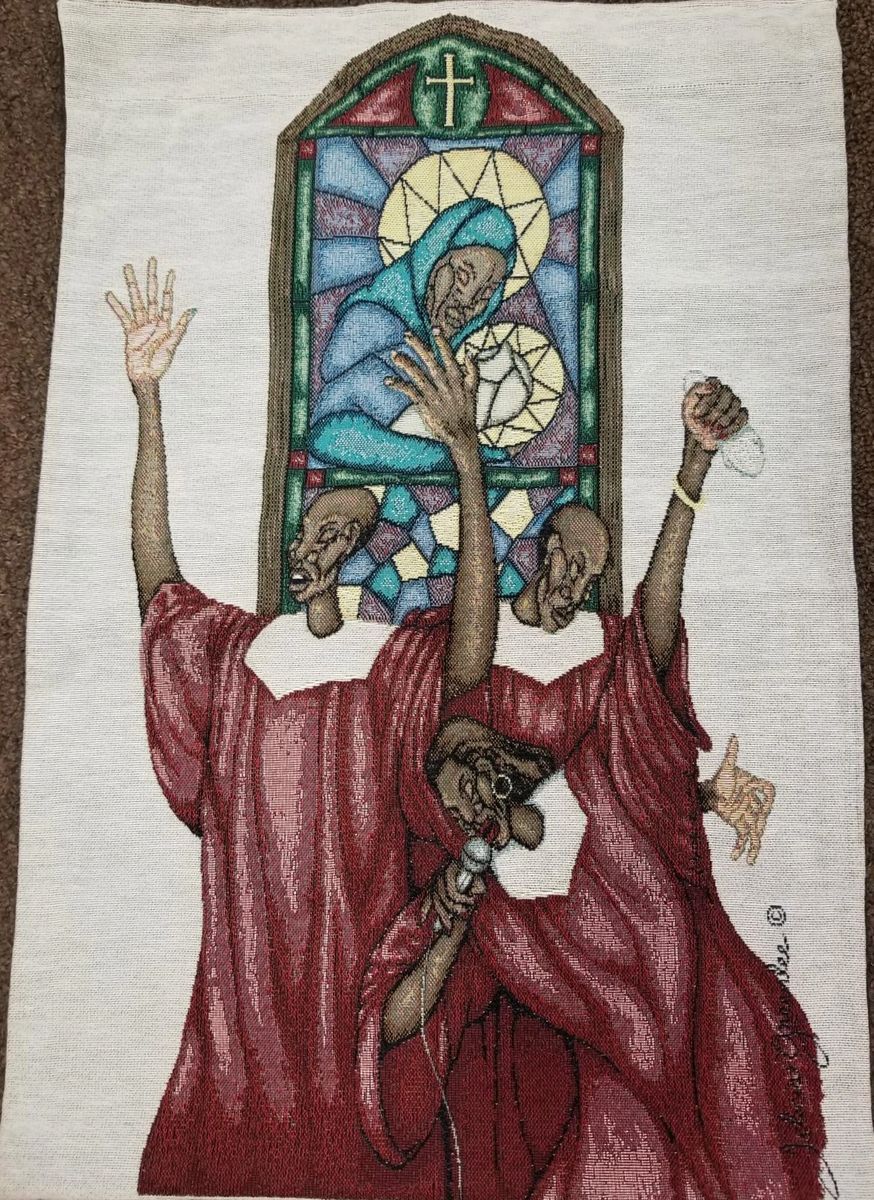 Sunday Morning Choir Wall Hanging Tapestry alt view