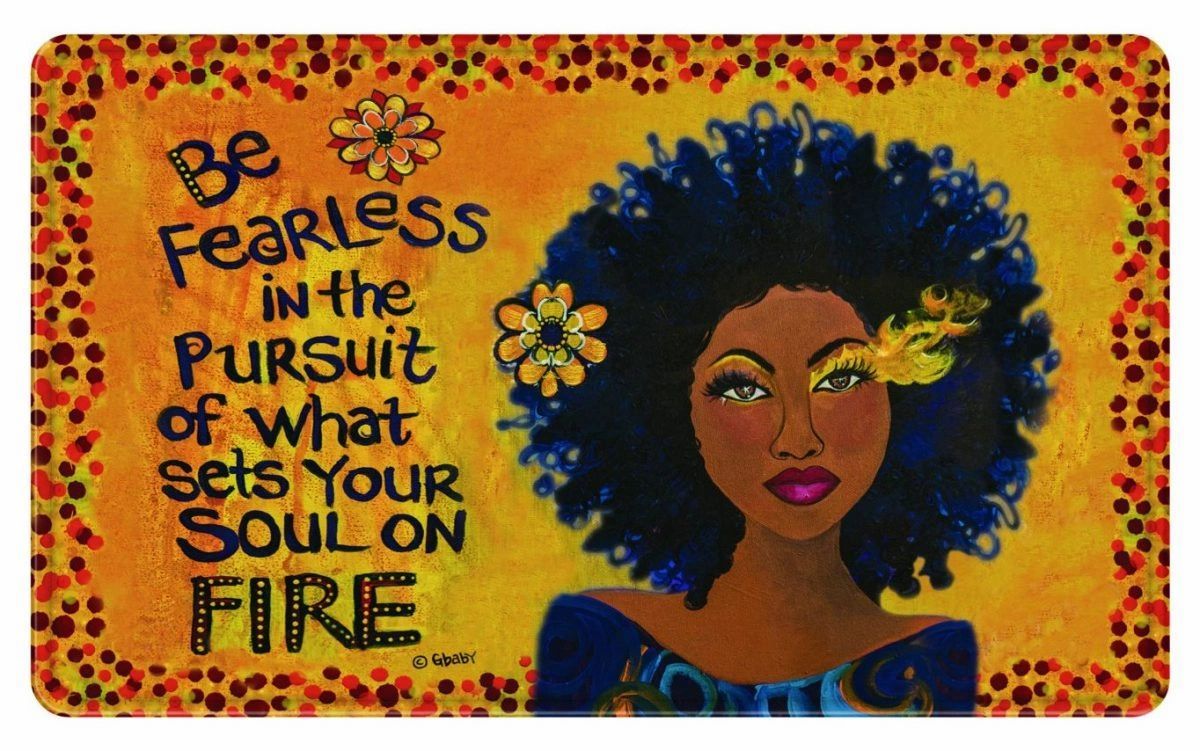 Soul On Fire Memory Foam Bath Mat