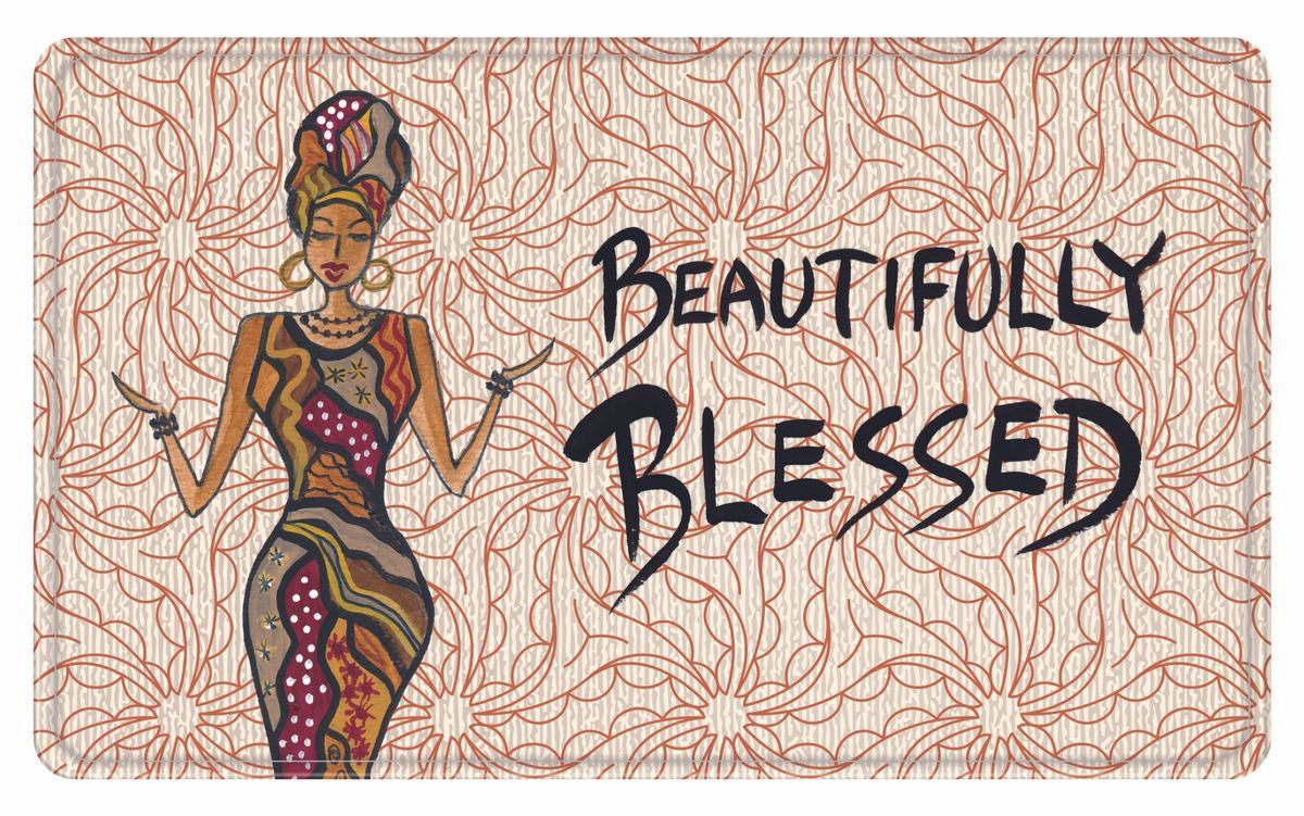 Beautifully Blessed Memory Foam Bath Mat