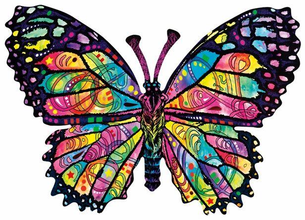 Stained Glass Butterfly Puzzle