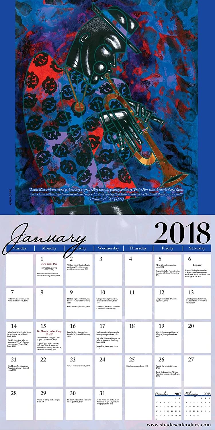 2018 Color My Soul Calendar - NEW -