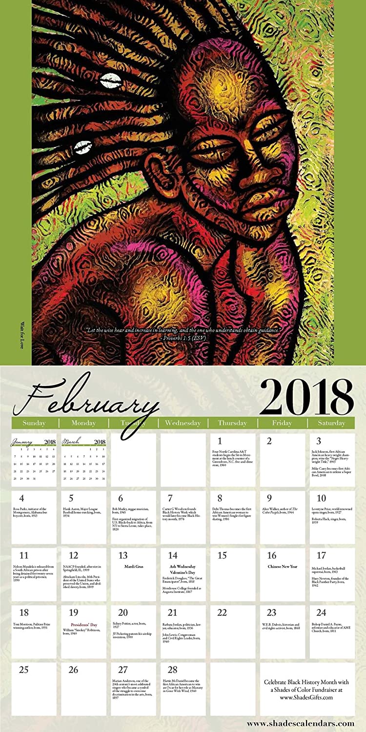 2018 Color My Soul Calendar - NEW -