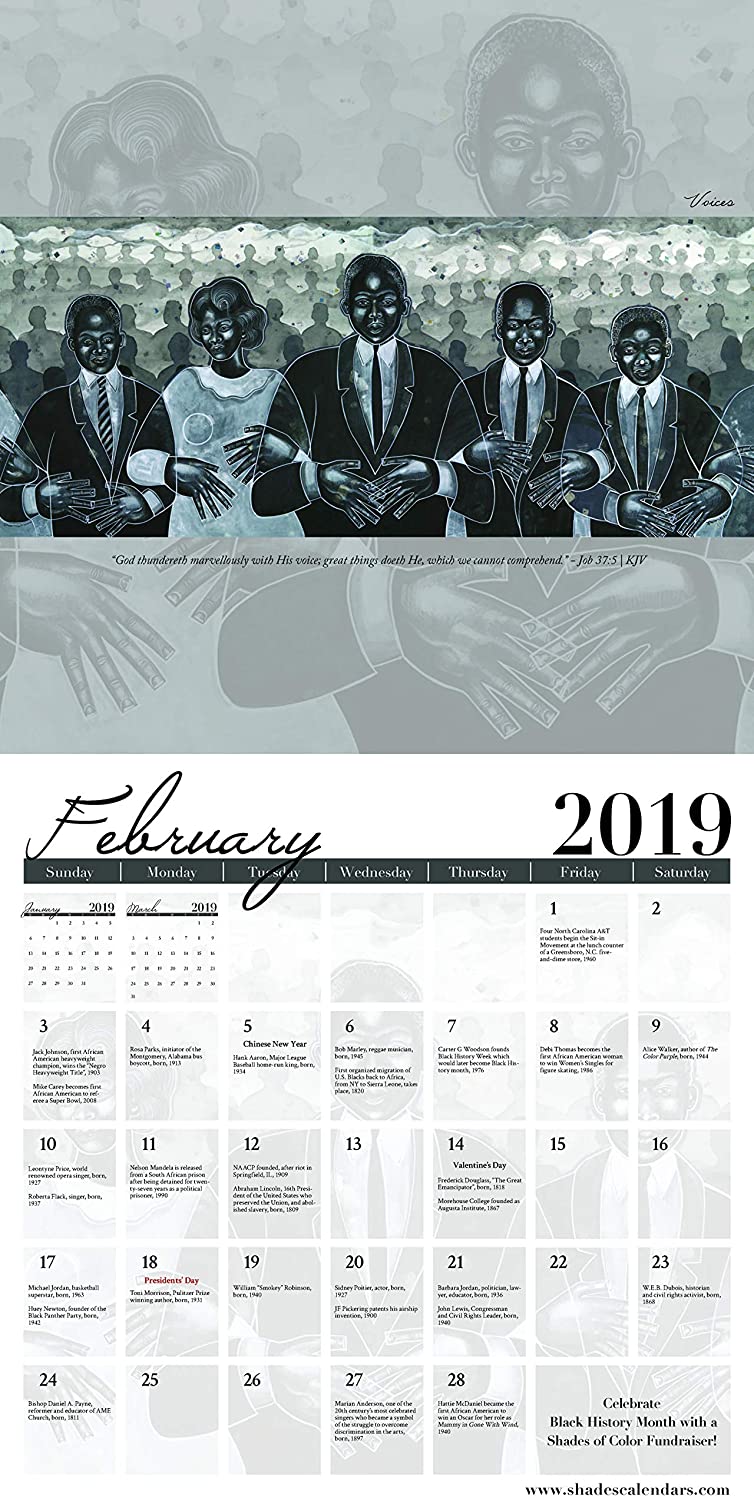 2019 Color My Soul Calendar