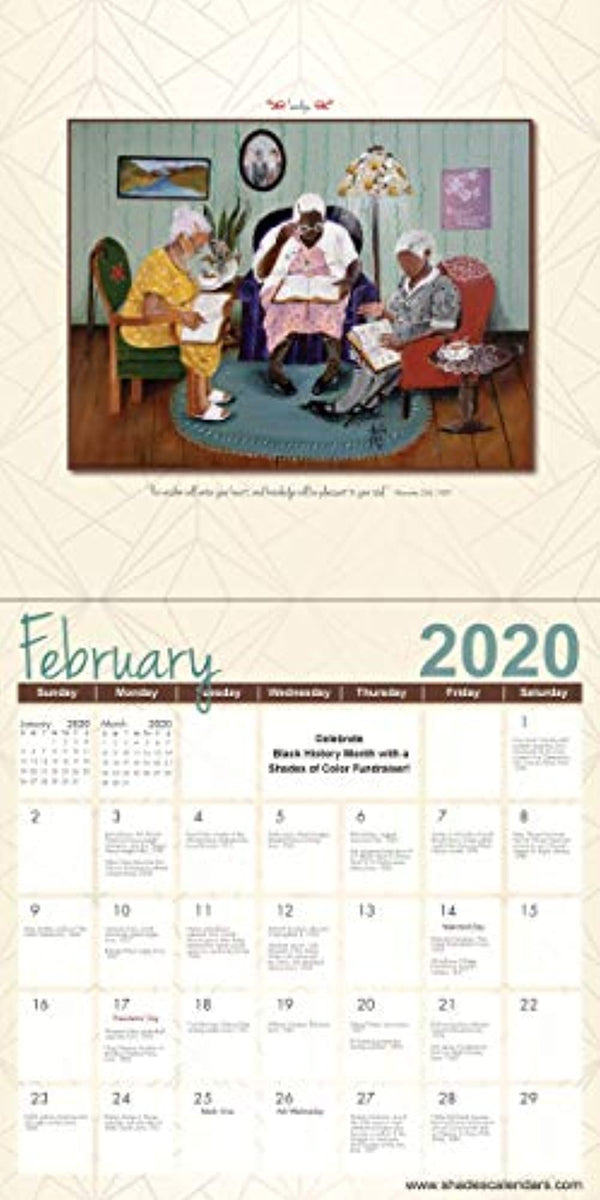 2020 The Art of Annie Lee Keep The Faith Calendar Beautifully Contagious