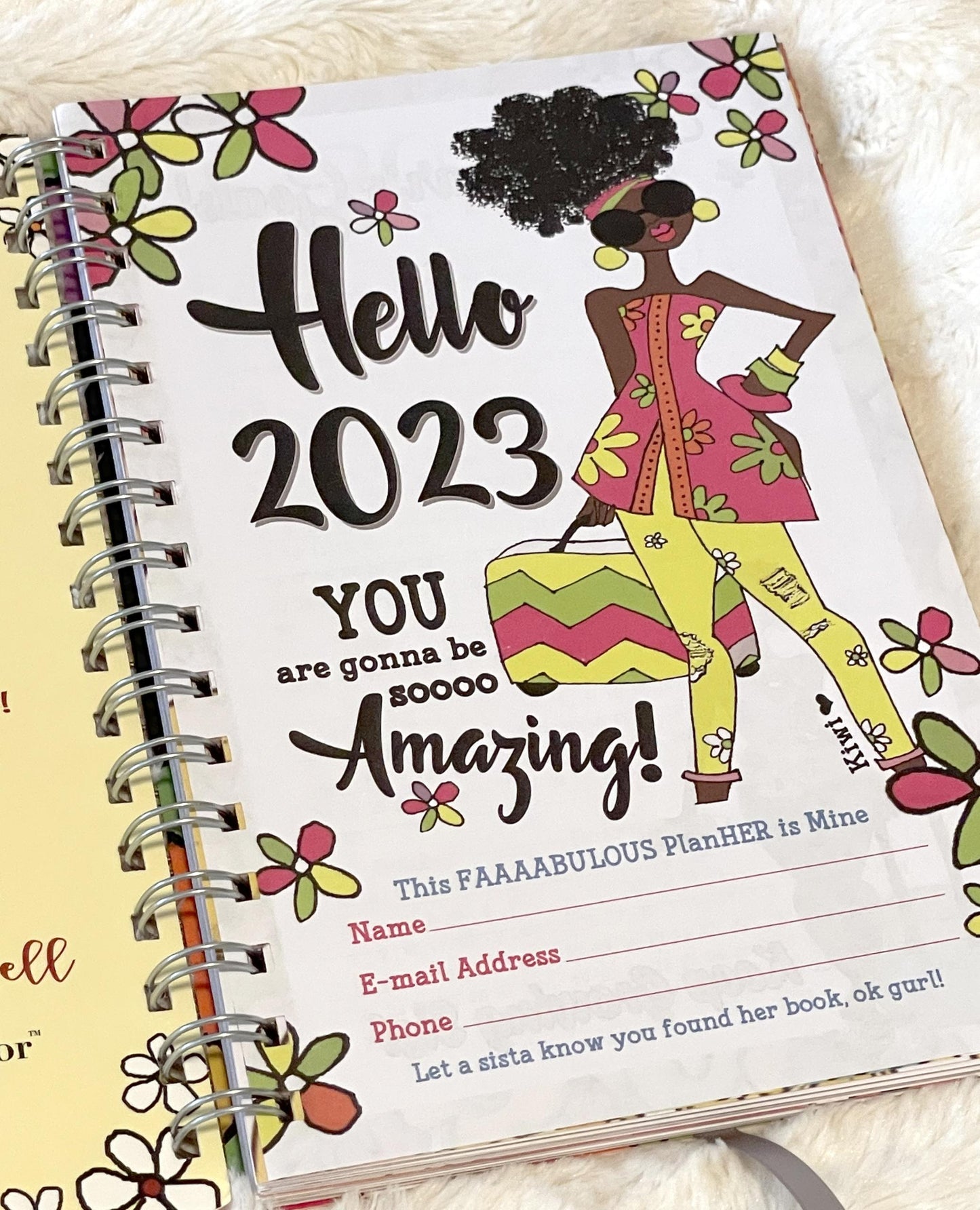 2023 Thankful! Grateful! Blessed! Inspirational Planner- Kiwi McDowell