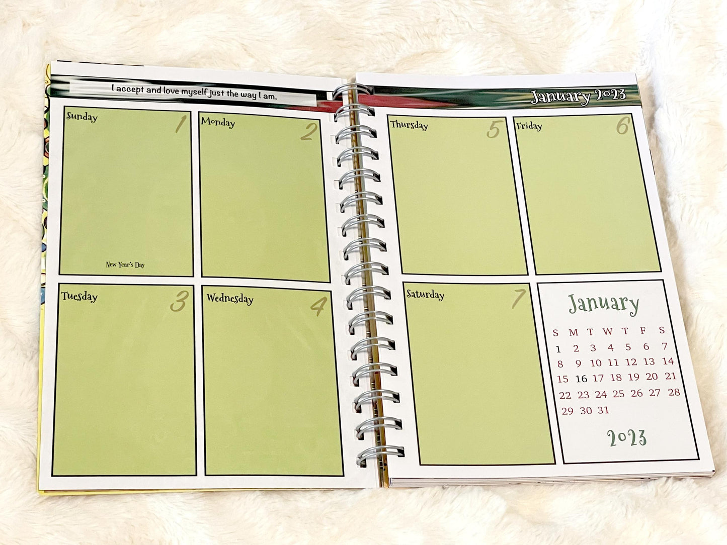 2023 I Am Enough Inspirational Planner by Sylvia “Gbaby” Cohen
