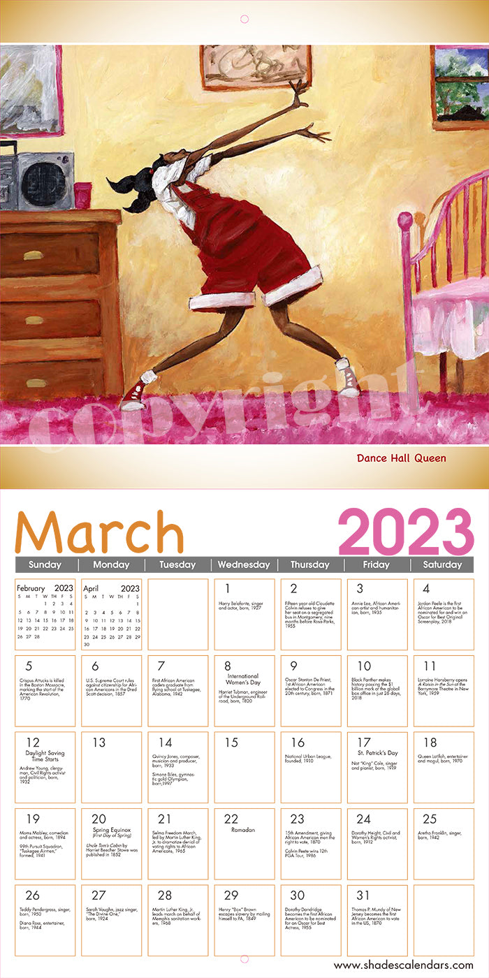 2023 Shades of Color Kids Wall Calendar - Frank Morrison