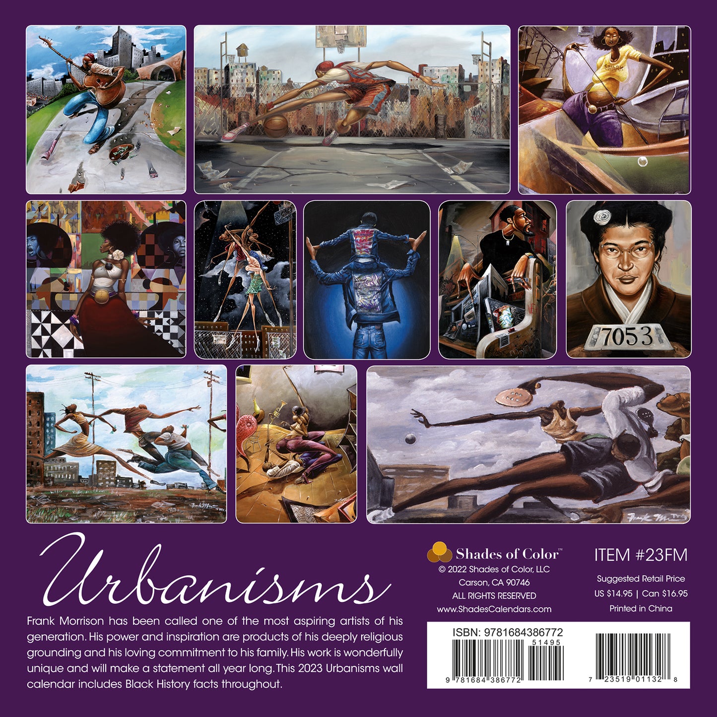 2023 Urbanisms Wall Calendar - Frank Morrison