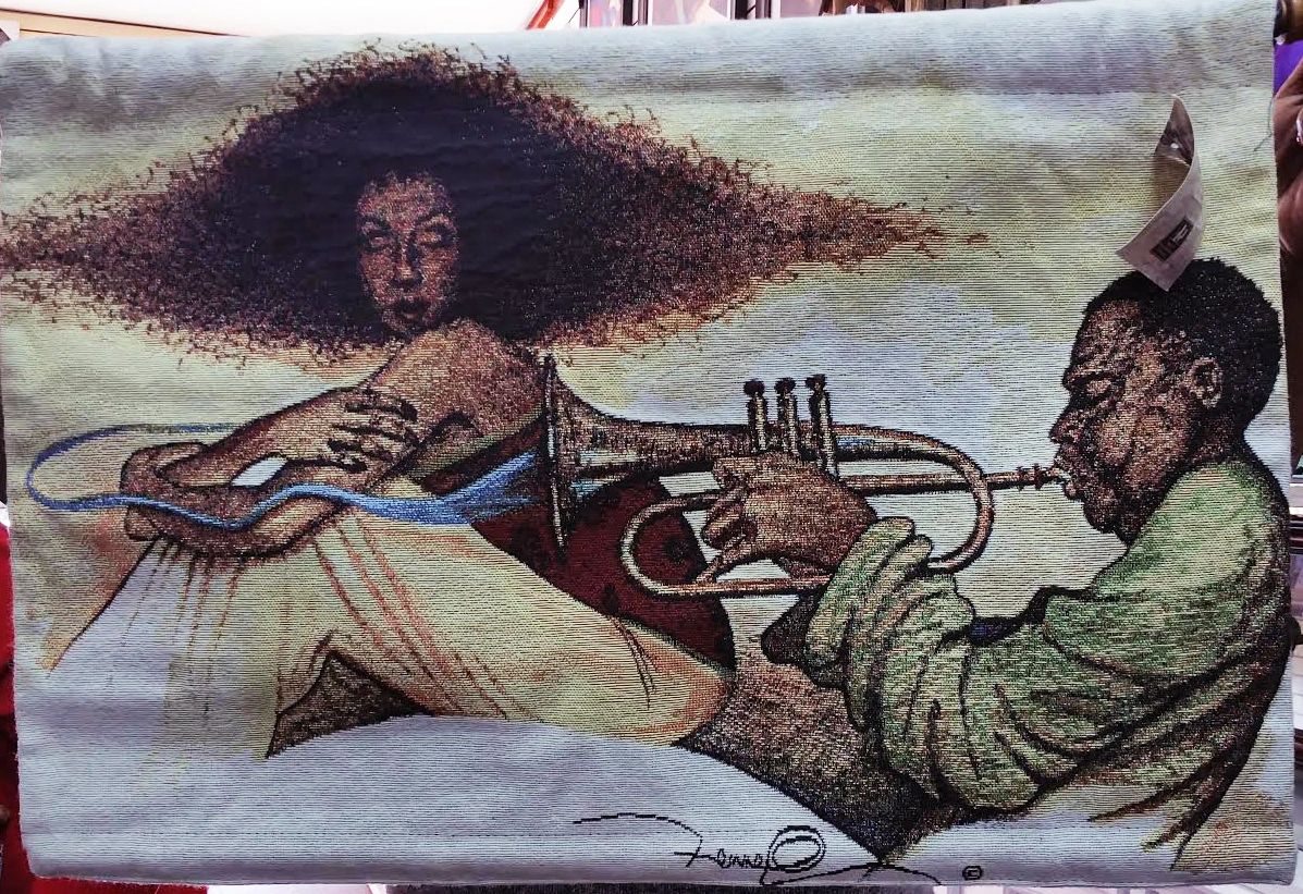 Rhapsody Wall Hanging Tapestry with art by Albert Fennell alternate