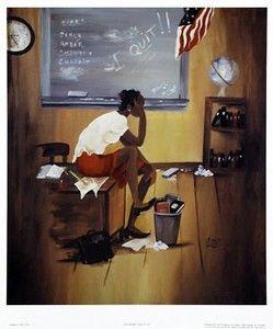 5th Grade Substitute Art Print by Annie Lee