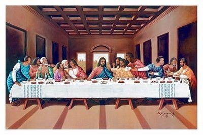 Last Supper print by Hulis Mavruk