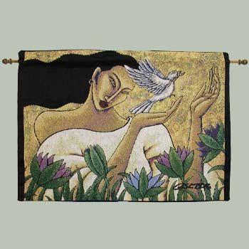 Celebrating Life Woven Tapestry alt view