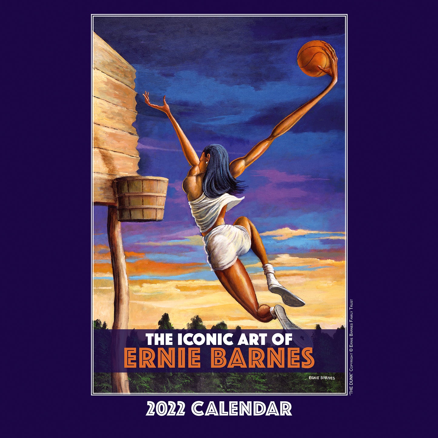 2022 Iconic Art of Ernie Barnes Wall Calendar by Ernie Barnes