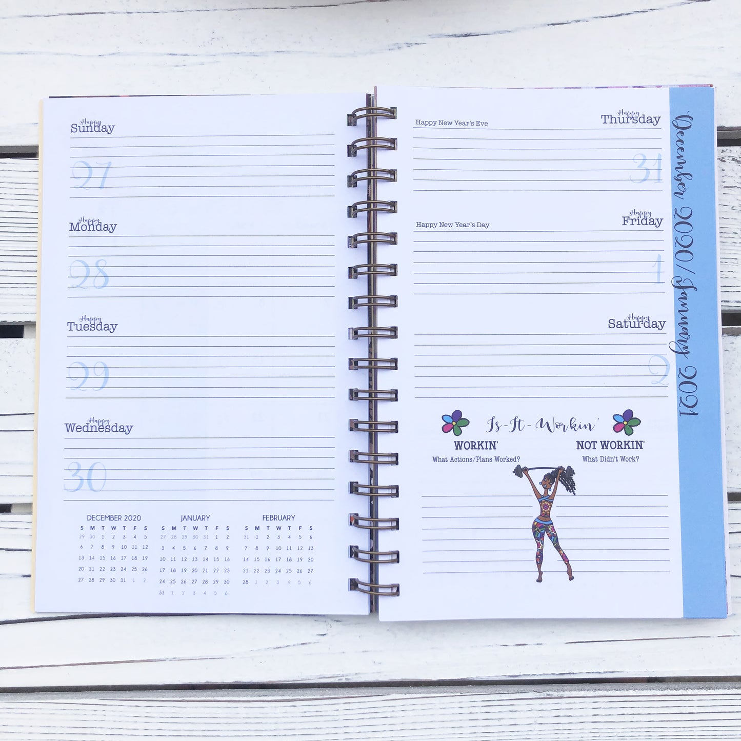 2021 "BE YOUR OWN INSPHERATION" 2021 Weekly Inspirational Planner