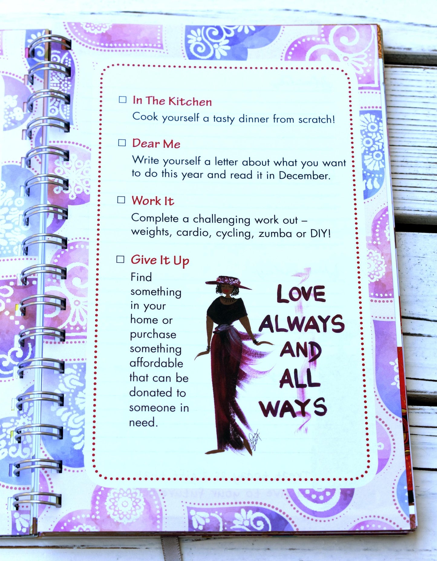 2022 Blessed and Highly Favored Weekly Inspirational Planner by Cidne Wallace